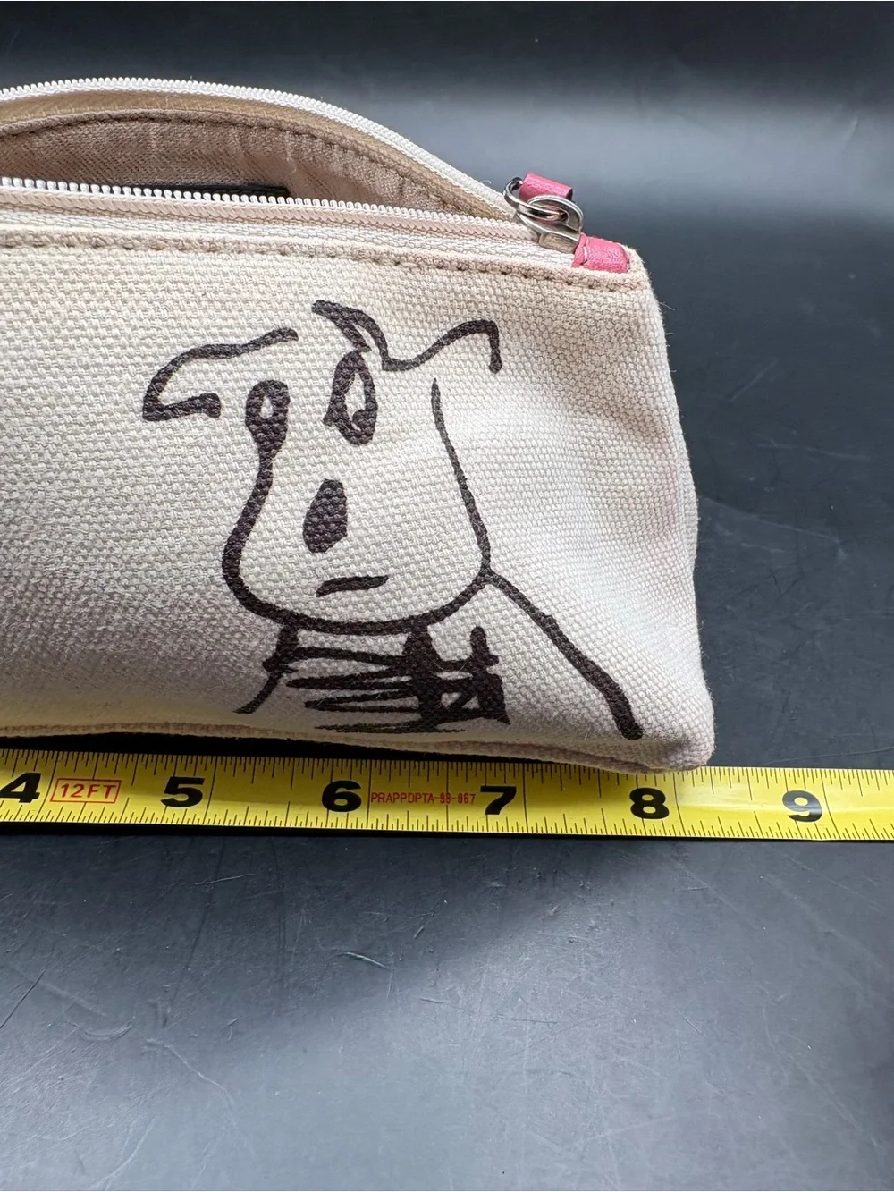 Kate Spade - Maria Kalman Ivory Limited Edition Canvas Makeup Bag RARE